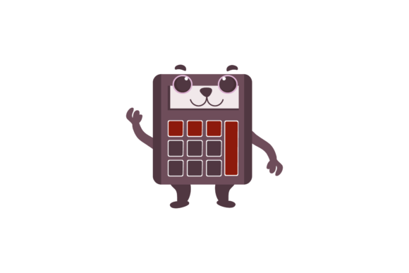 Back to School Kawaii Calculator: A Versatile Digital Design Asset