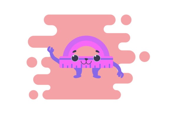 Back to School Kawaii Protractor Clipart: A Creative Tool for Modern Learning and Design