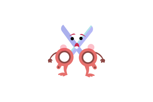 Back to School Kawaii Scissor: A Versatile Digital Asset for Modern Creators