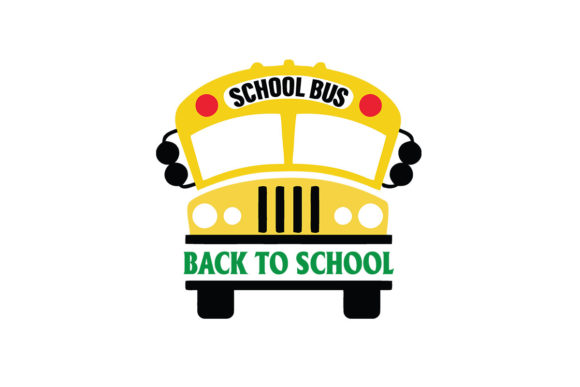 Bus Back to School Digital Download for Creative Projects