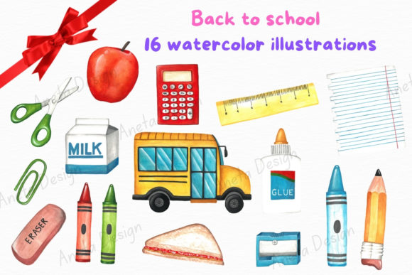Elevating Creative Projects with Back to School Clip Art: Why Watercolor Illustrations Are Transforming Educational Design