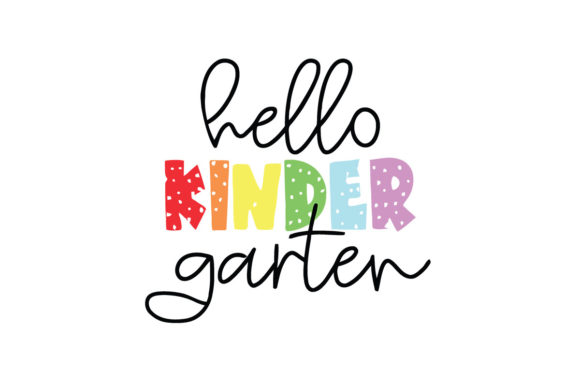 Hello Kindergarten Back to School SVG: Creative DIY Projects