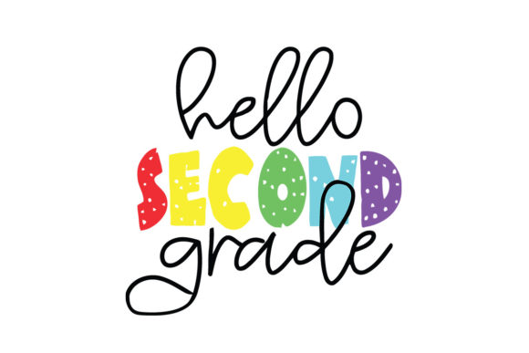 Hello Second Back to School Svg File: A Flexible Design Resource for Creators and Educators