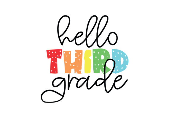 Hello Third Back to School Children: Personalized Digital Designs for a Creative Return