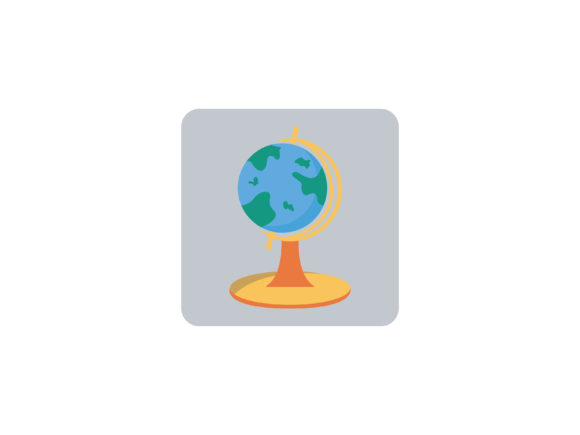 How the Illustration Back to School Globe Icon Enhances Your Creative Workflow